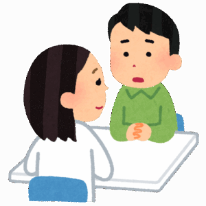診察中